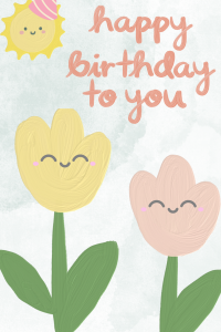 Birthday Tulips