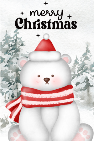 Festive Polar Bear