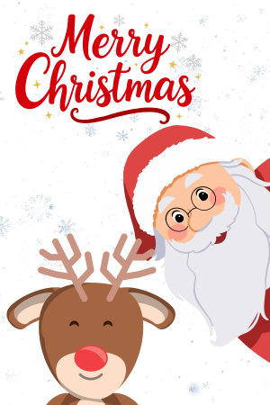 Santa and Rudolph