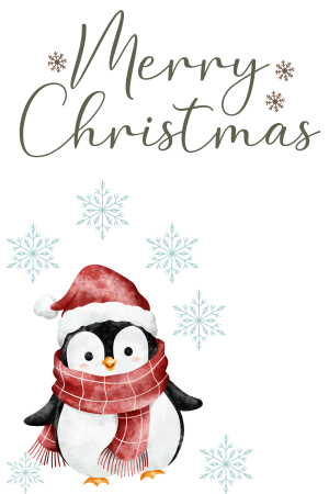 Snowy Penguin